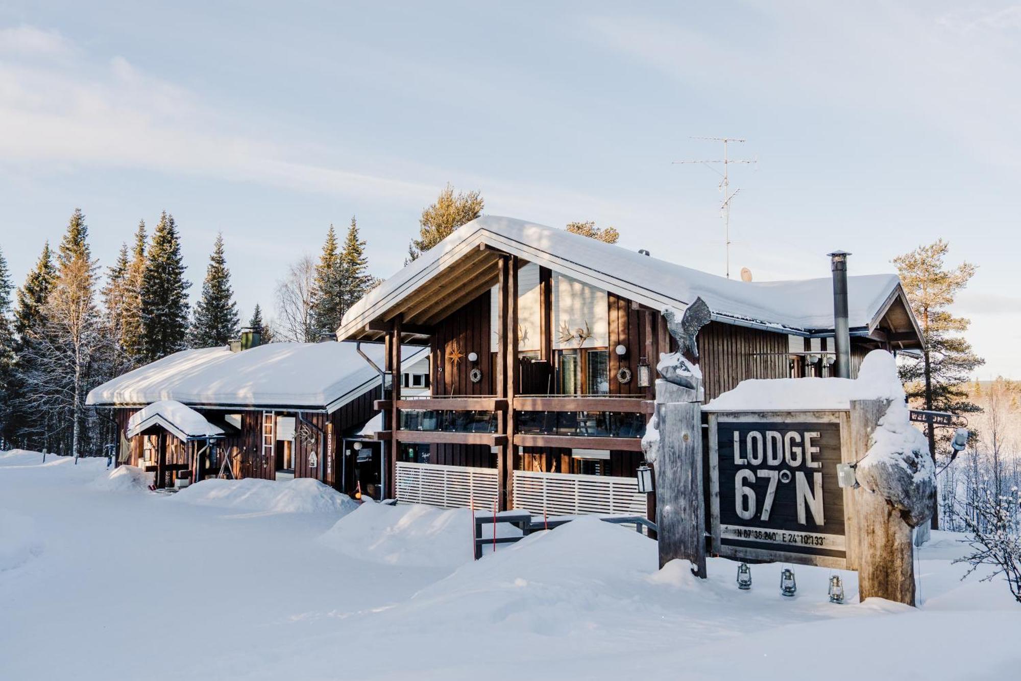 Lodge 67°N Lapland Äkäslompolo Exteriör bild